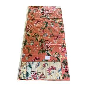 Bassett McNab "Bermudiana" fabric flowers light weight 1 yard 18”